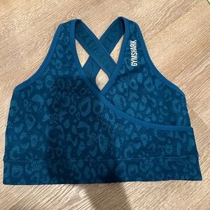 Gym shark speckled sports bra